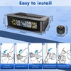 Avutrel TPMS Reifendruckkontrollsystem, Solar Wireless & USB Charging ReifendrucküBerwachung, 5
