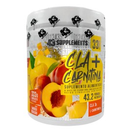 Suplemento Cla + Carnitina 333gr 33 Servicios 43 Supplements Sabor Mango Durazno