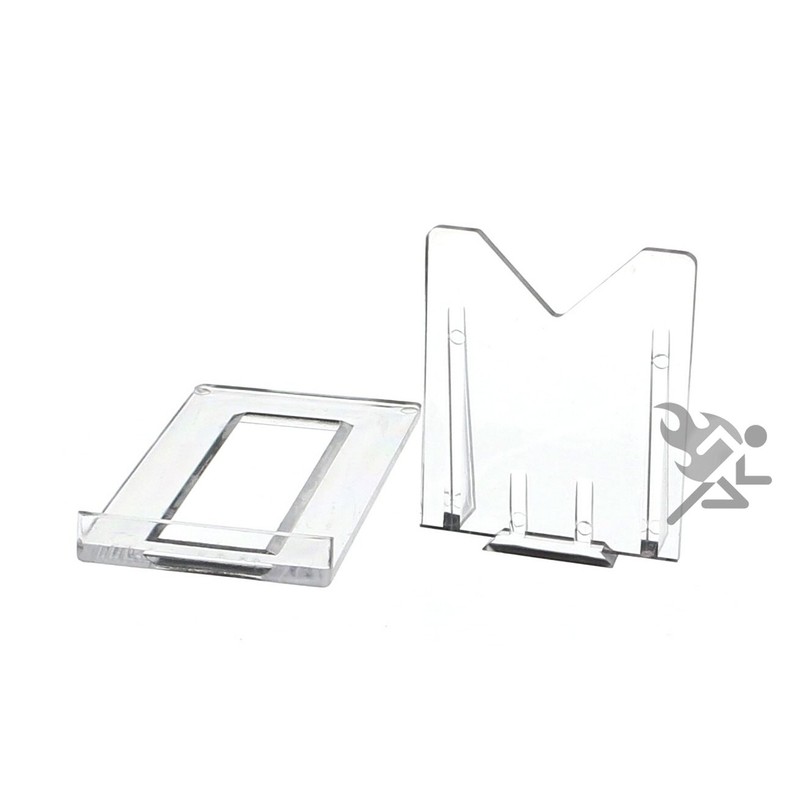 2" Two Part Adjustable Clear Acrylic Plastic Display Stand Easel