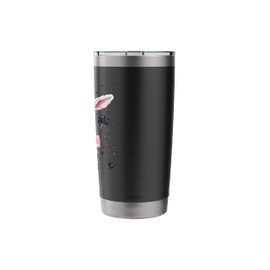 Cute Sheep Pink Coquette Bow Dainty Ribbon Lamb Easter Stainless Steel Insulated Tumbler