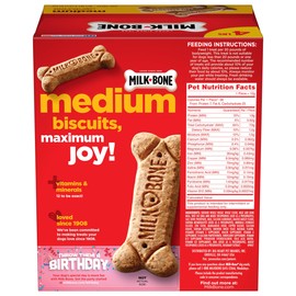 Milk-Bone Original Biscuits, Medium Dog Treats, 4 Pound Box