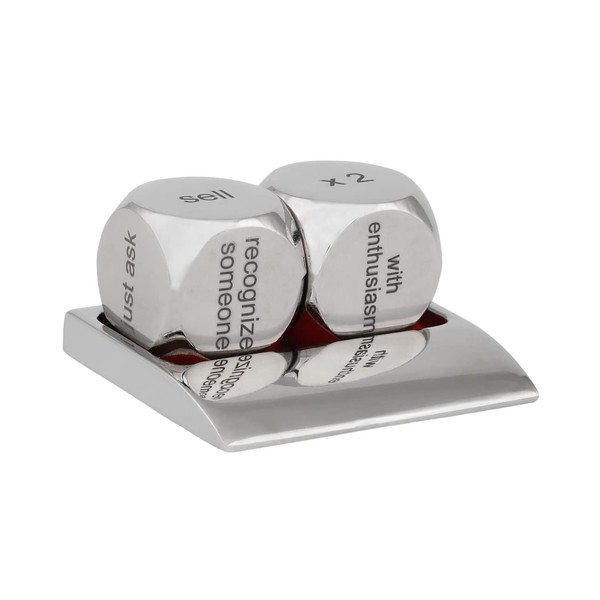 ZAHEPA Decision Maker Dice Paper Weight for Office Table, Stylish