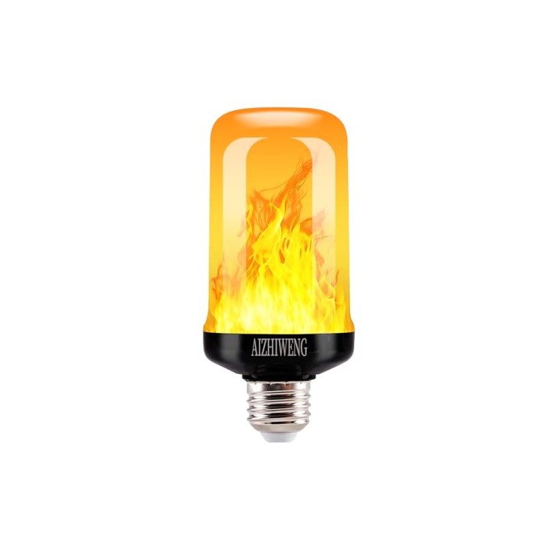 AIZHIWENG LED Flame Light Bulbs 4 Modes Fire Light Bulbs