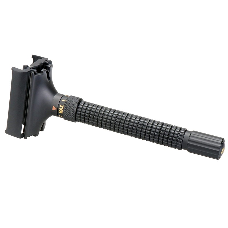 WEISHI Butterfly Open Double Edge Safety Razor Nostalgic Adjustable Matte