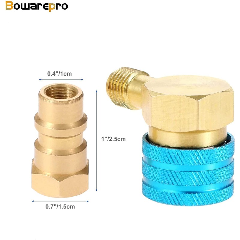 Bowarepro R1234YF Low Side Quick Adapter Coupler Fitting Car Air