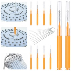 Vardium Shower Head Cleaner, Tiny Hole Showerhead Cleaning Brushes, Cleanning Picks Unclogging Nozzle Small Gaps 3D Printer Opening Ports