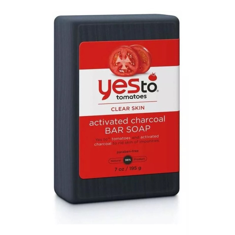 Yes To Tomates Jabón Carbón Activado, 7 Onzas., Paquete De