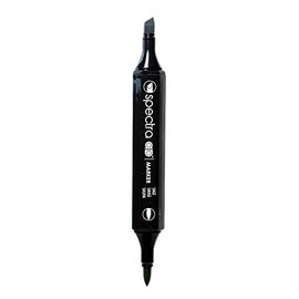 AD Marker Chartpak Spectra, Tri-Nib and Brush Dual-Tip, Sage, 1 Each (S088AD)