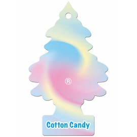LITTLE TREES Car Air Freshener | Hanging Paper Tree for Home or Car | Cotton Candy | 24 Pack
