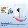 COXOVAY Single Function Shower Valve Wall Mount Shower Handle Valve