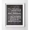 Handmade Wedding Decor OPEN BAR Print, Rustic Look Humorous 8x10