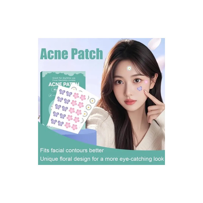 40/80/100/200pcs Pe Acne Patch Skincare Cute Design