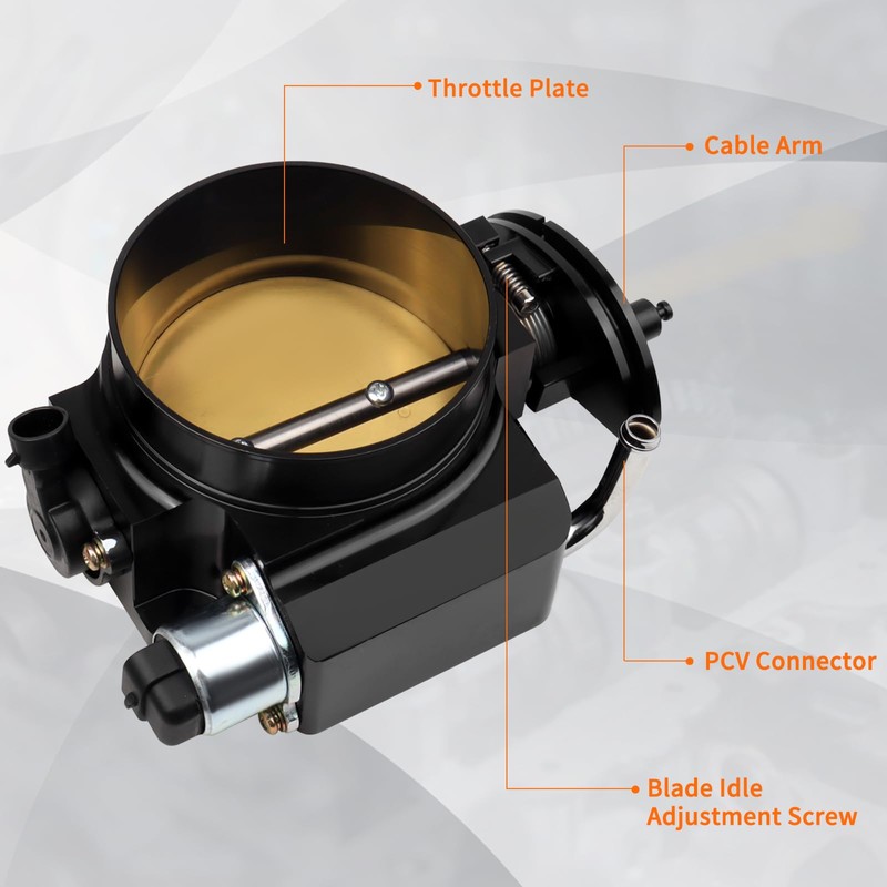 LOREADA LS 102mm Big Mouth Throttle Body for LS1 LS2