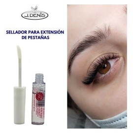 Sellador Transparente Extensiones Pestañas J. Denis Resistente al Agua