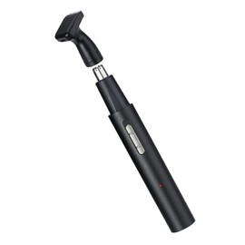 Healifty Electric Nose Hair Trimmer Rechargeable with Double Head for Men and Women Safe Rotary Cutter Head Body Easy to Clean and Portable Grooming Tool