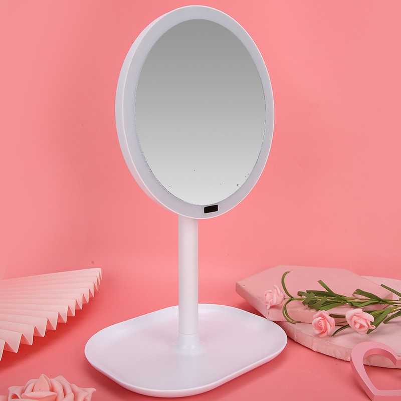 Makeup Mirror 10X Magnification LED Induction Portable Vanity Mirror for