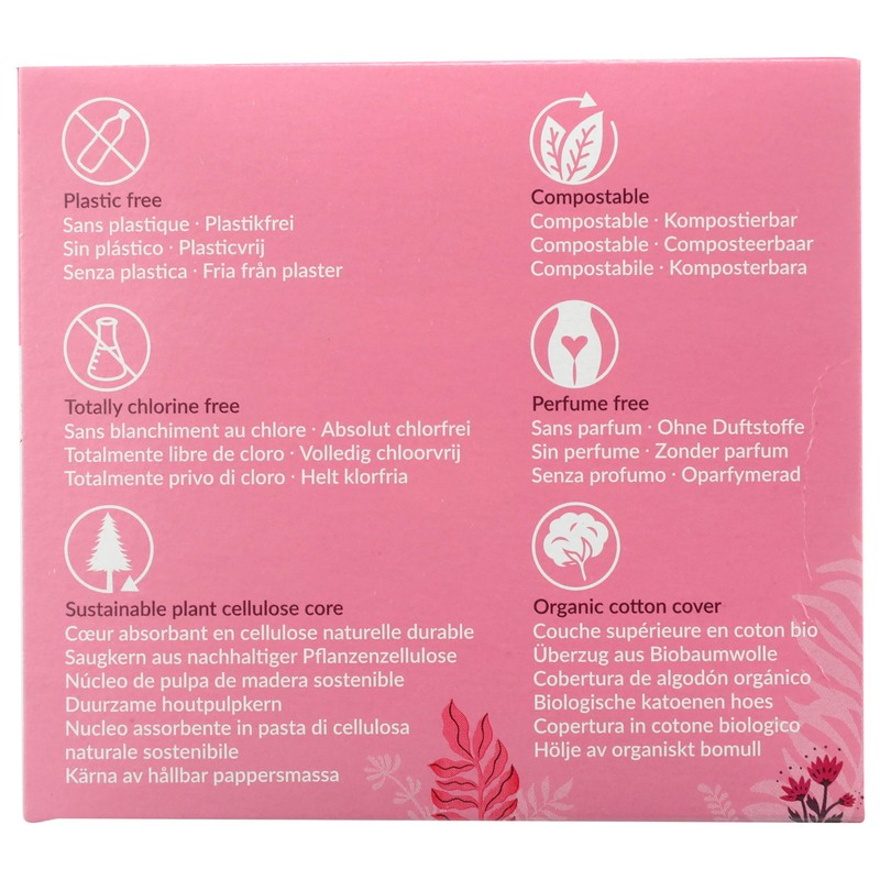 Natracare Organic Cotton Wollab Coverage Ultra Extra Pads Normal –