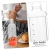 Mikinona Large Capacity Clear Plastic Water Bottle with Scale Hydration