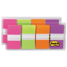 Post-it 680PGOP2 Post-it Portable Flags, 1-Inch, 160/PK, Bright Assorted