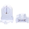 TAODAN 12pcs T8 Lamp Holder Non-Shunted Turn-Type UL Socket Tombstone