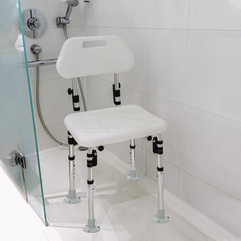 Shower Chair Replacement Feet 4 Pack 1-1/8" I.D Firm and