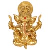 Indian Ganesha Statue Elephant Hindu God Sculpture Resin Decorative Indian