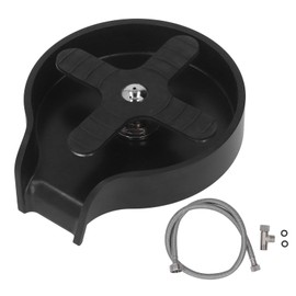 Cup Washer Crossed Embedded High Pressure Automatic Glass Rinser with 80cm Hose Three Way Valve for Coffee Shop   3/8 Thread Diameter 16mm