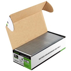 meite F35 18 Gauge 1-3/8 Inch Galvanized Brad Nail Ideal for Upholstery, Trims, Molding, Woodworking 5,000 PCS/Box (1 Box)