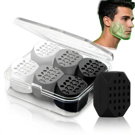6 Piezas Ejercitador de Mandíbula, Tres Niveles de Intensidad | Adecuado para Todos los Niveles, Entrenando para Una Mandíbula Perfecta, Unisexo