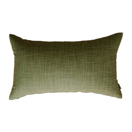 fabrizm 1452-gr-gr Cushion Cover Made in Japan Rectangle 50 x 30 cm Uneven Yarn Matcha
