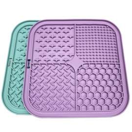 2 PCS Licking Mat for Dogs, Slow Feeder Pad with Suction Cups, for Training Pets