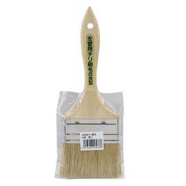 Midoricho Chili Brush for Plastering Wood Handle Thick Mouth