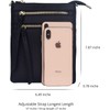 Bveyzi Women's Small Crossbody Purse Multi-Pocket Lightweight Crossover Travel Bag