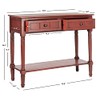Safavieh American Homes Collection Samantha Red 2-Drawer Console Table