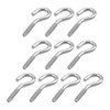 POFET Pack of 10 M8 x 60 Threaded Screw Hooks,