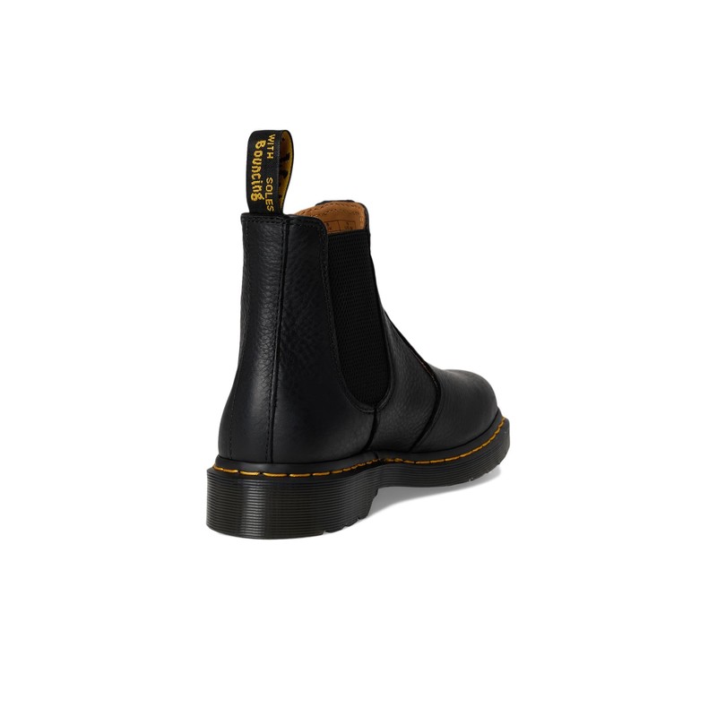 Dr. Martens Unisex 2976 Leather Chelsea Boots, Black, 6 US