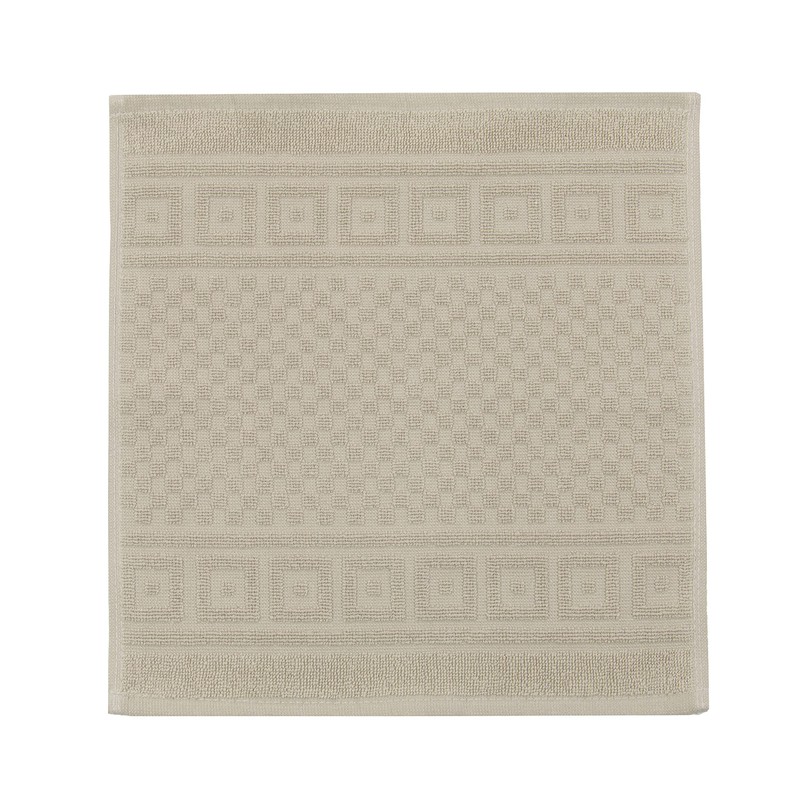 ZOLLNER Set of 10 Flannels with Waffle Pattern, 100% Cotton,