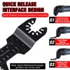 Saw Blades Kit, 126-Piece Oscillating Multitool Saw Blade Accessory Set,