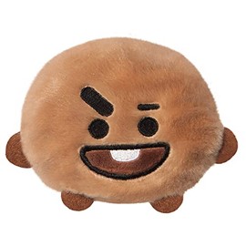 Aurora World Aurora 61509 BT21 Shoky Palm Pal, 13 cm, Eco-Friendly Plush Toy, Brown