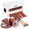 Emery Cloth Roll 6 Grits 8M Sandpaper Rolls with Dispenser