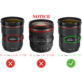 W-83F Lens Hood for Canon EF 24-70mm f/2.8L USM(Not Fit EF 24-70mm f/2.8L II USM),HUIPUXIANG 77mm Lens Hood