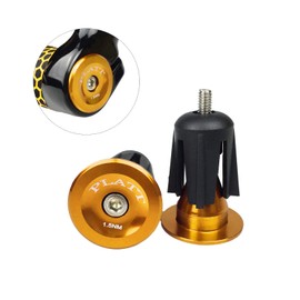 PLATT Bicycle Bar End Plugs Aluminum Bike Handlebar Cap For Road Bike Mountain Bike BMX (One Pair)