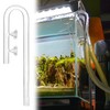 QWORK Glass Inflow Aquarium Lily Pipe - 17mm for 5/8''(16/22mm)