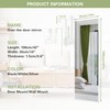 ANYHI Over The Door Mirror, 42"x14" Full Length Mirror for