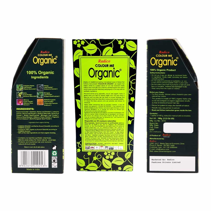 Radico Organic Hair Colour - Strawberry Blonde, 100g