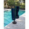 Outdoor Spa and Pool Towel Rack (Black)