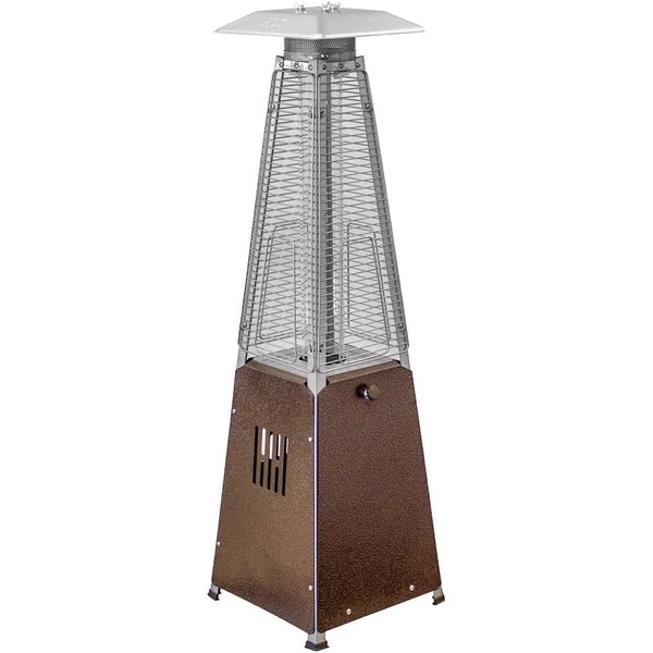 Portable Propane Table Top Pyramid Glass Tube Patio Heater, 9500