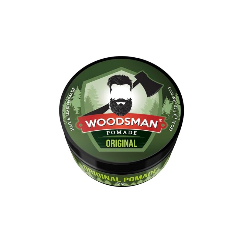 Woodsman - Pomada para Cabello y Barba Fijación Original 113g.