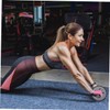 Totority Sturdy Dual Wheel Exercise Roller Fitness Tool Lightweight Portable