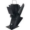FIREFIX 2100/1 Fireplace Fan (Powerless) 2 Blades, Black